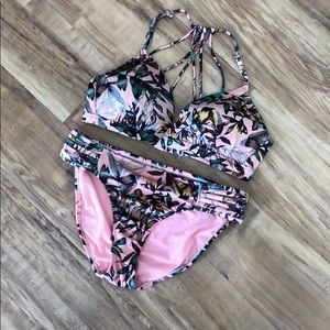 Athleta Bikini Medium Tropical Blush 🏝